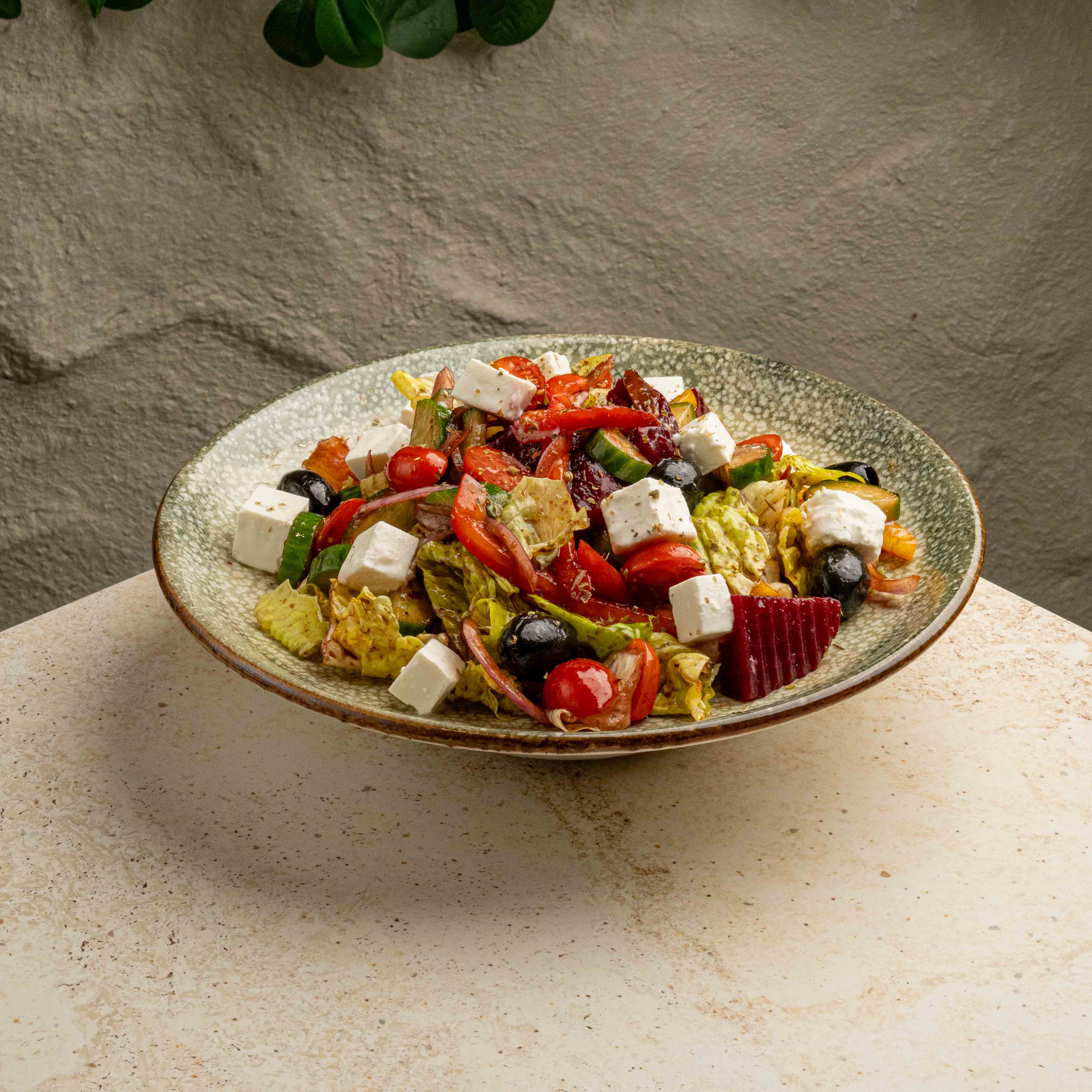 سلطة شمندر مع جبنة فيتا